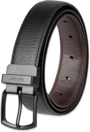 Haggar Men's Reversible Belt-Dress and Casual