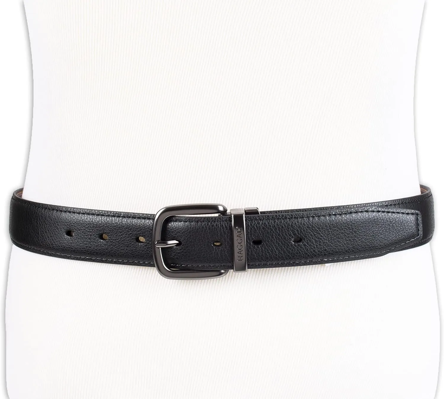 Haggar Men's Reversible Belt-Dress and Casual