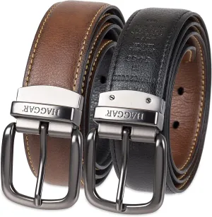 Haggar Men's Reversible Belt-Dress and Casual