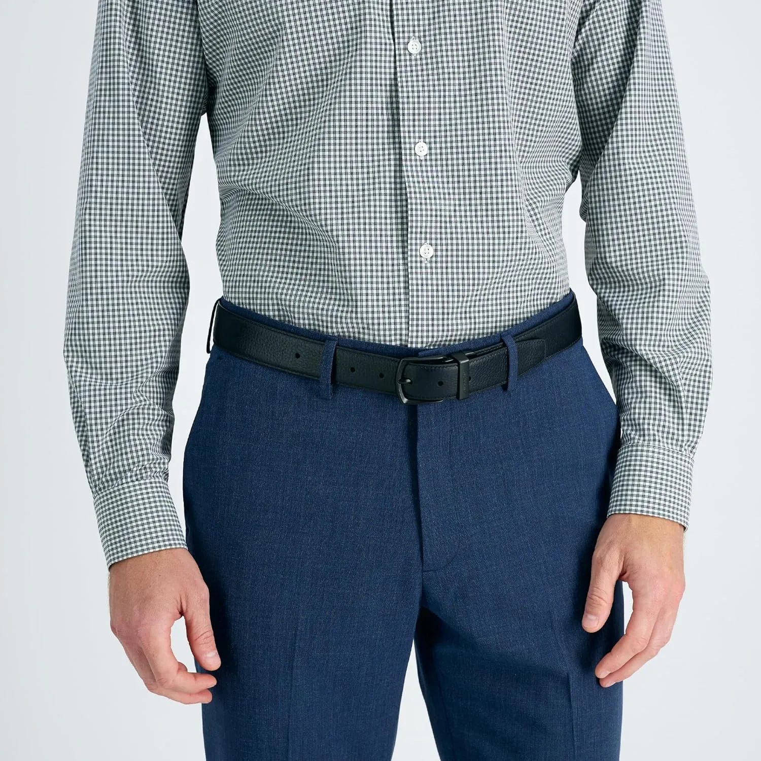 Haggar Men's Reversible Belt-Dress and Casual