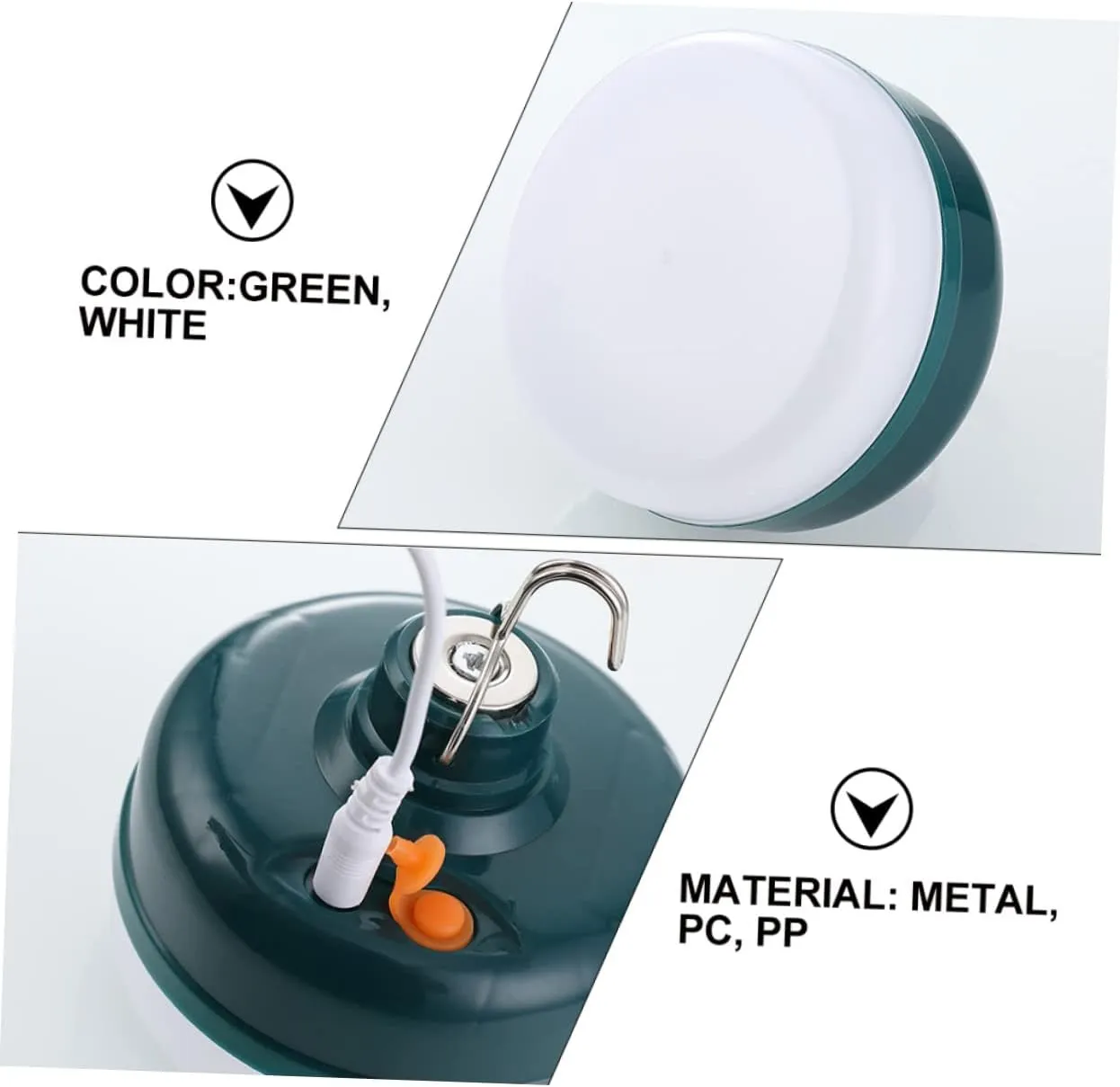 Happyyami 3pcs 50w Camping Lamp Rechargeable Solar-Powered Magnetic Emergency Night Light Outdoor Rainproof Stalls