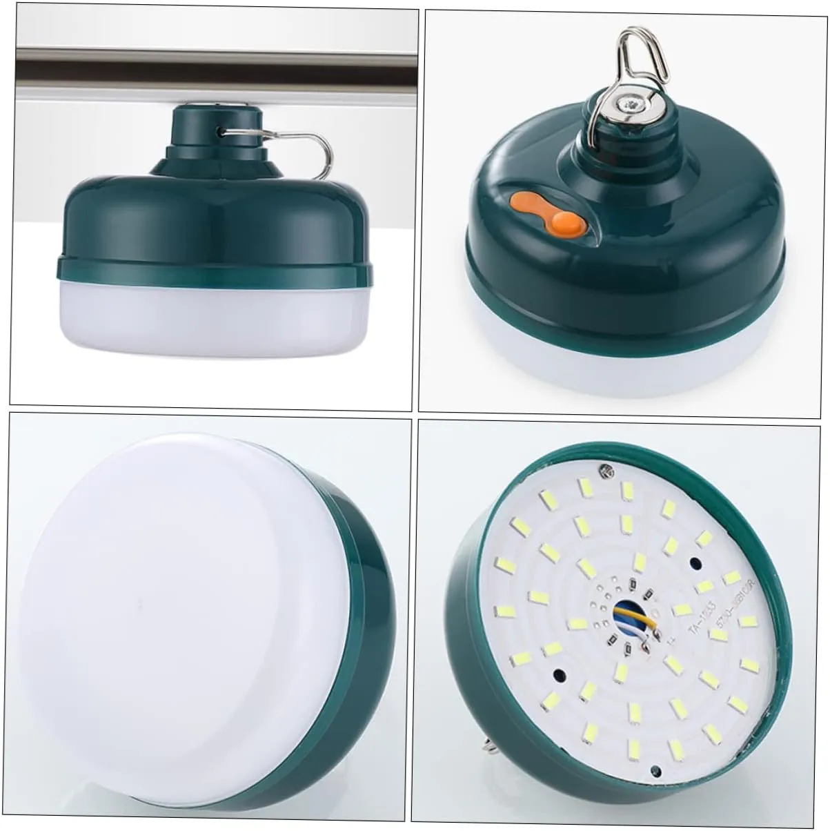 Happyyami 3pcs 50w Camping Lamp Rechargeable Solar-Powered Magnetic Emergency Night Light Outdoor Rainproof Stalls