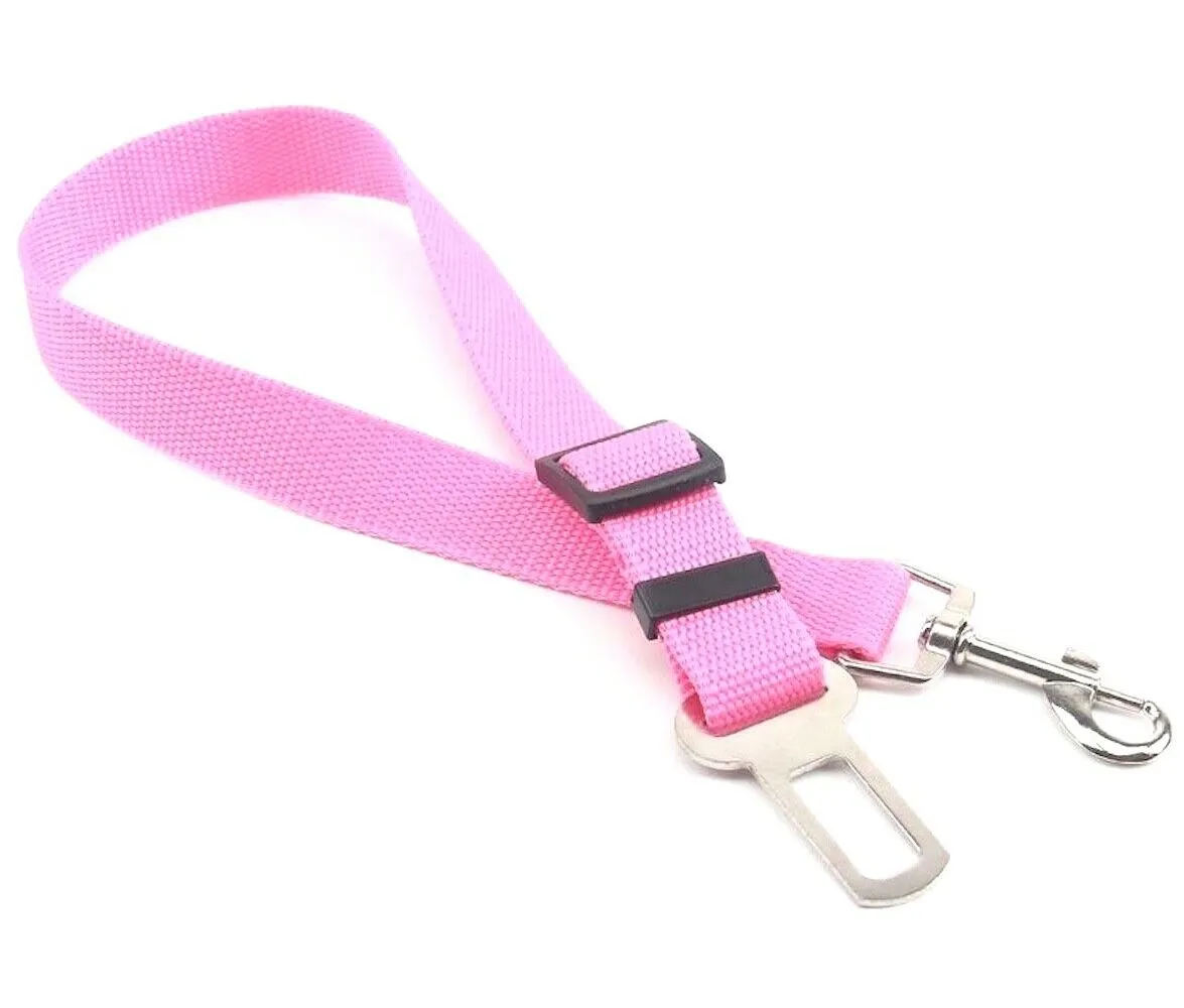 Harness Collar Dog Seat Belt Leash - Car Restraint Safety Lead