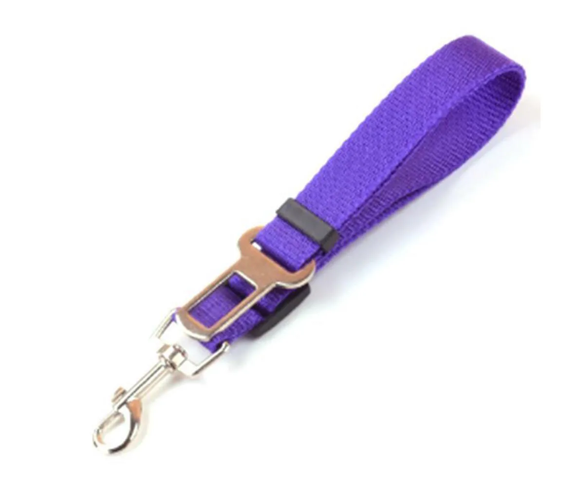 Harness Collar Dog Seat Belt Leash - Car Restraint Safety Lead