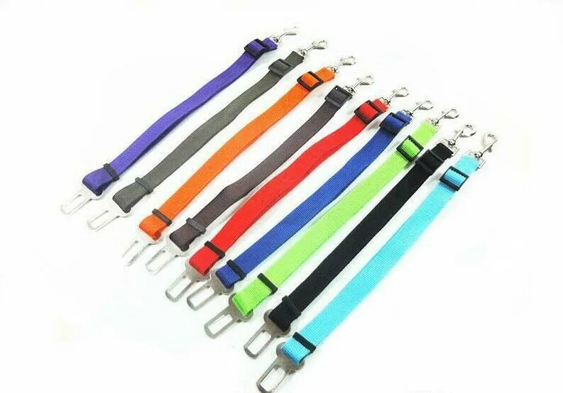Harness Collar Dog Seat Belt Leash - Car Restraint Safety Lead