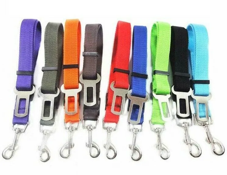 Harness Collar Dog Seat Belt Leash - Car Restraint Safety Lead