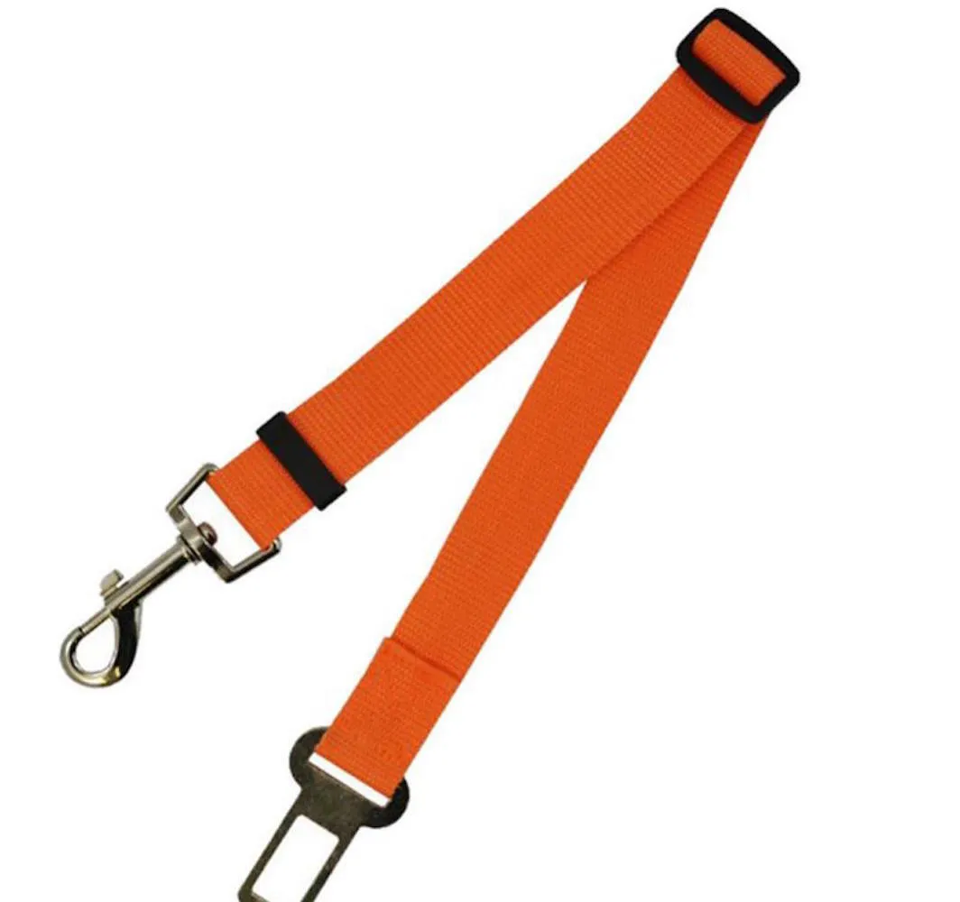 Harness Collar Dog Seat Belt Leash - Car Restraint Safety Lead