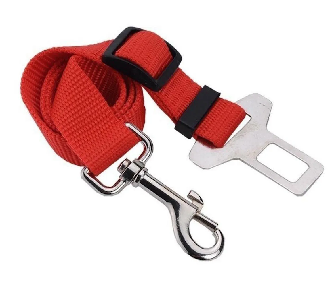 Harness Collar Dog Seat Belt Leash - Car Restraint Safety Lead