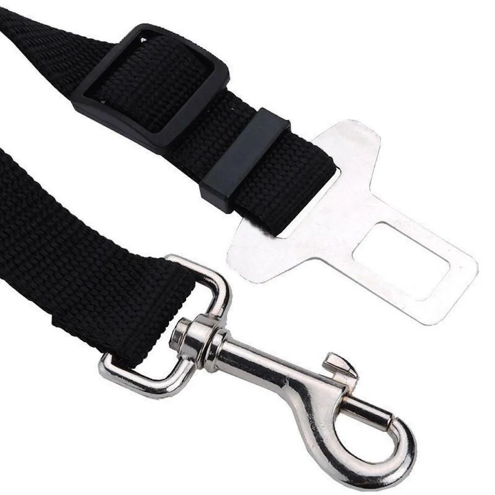 Harness Collar Dog Seat Belt Leash - Car Restraint Safety Lead