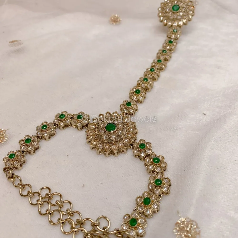 Haya Hand Harness - Green