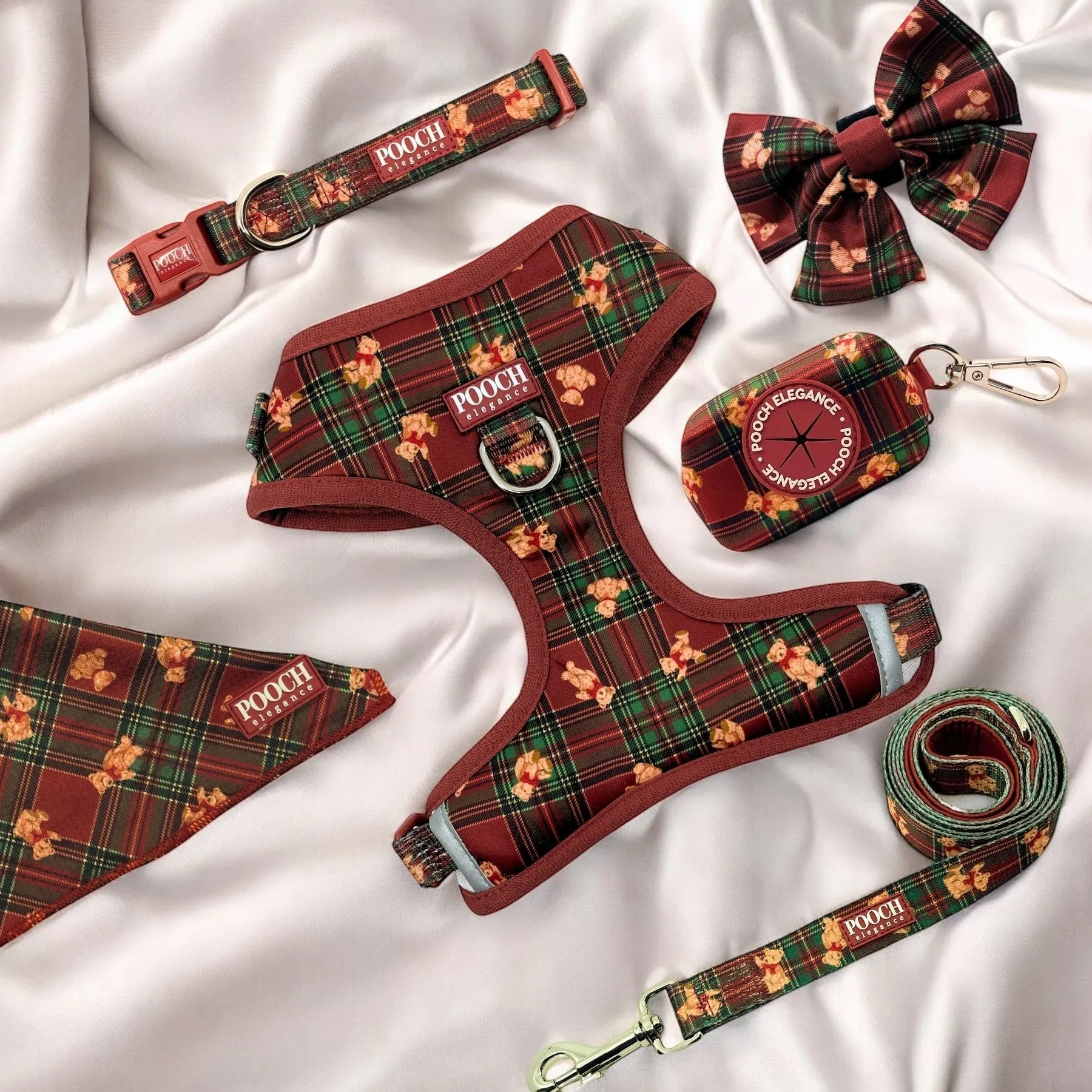 Highland Bear Adjustable Dog Harness