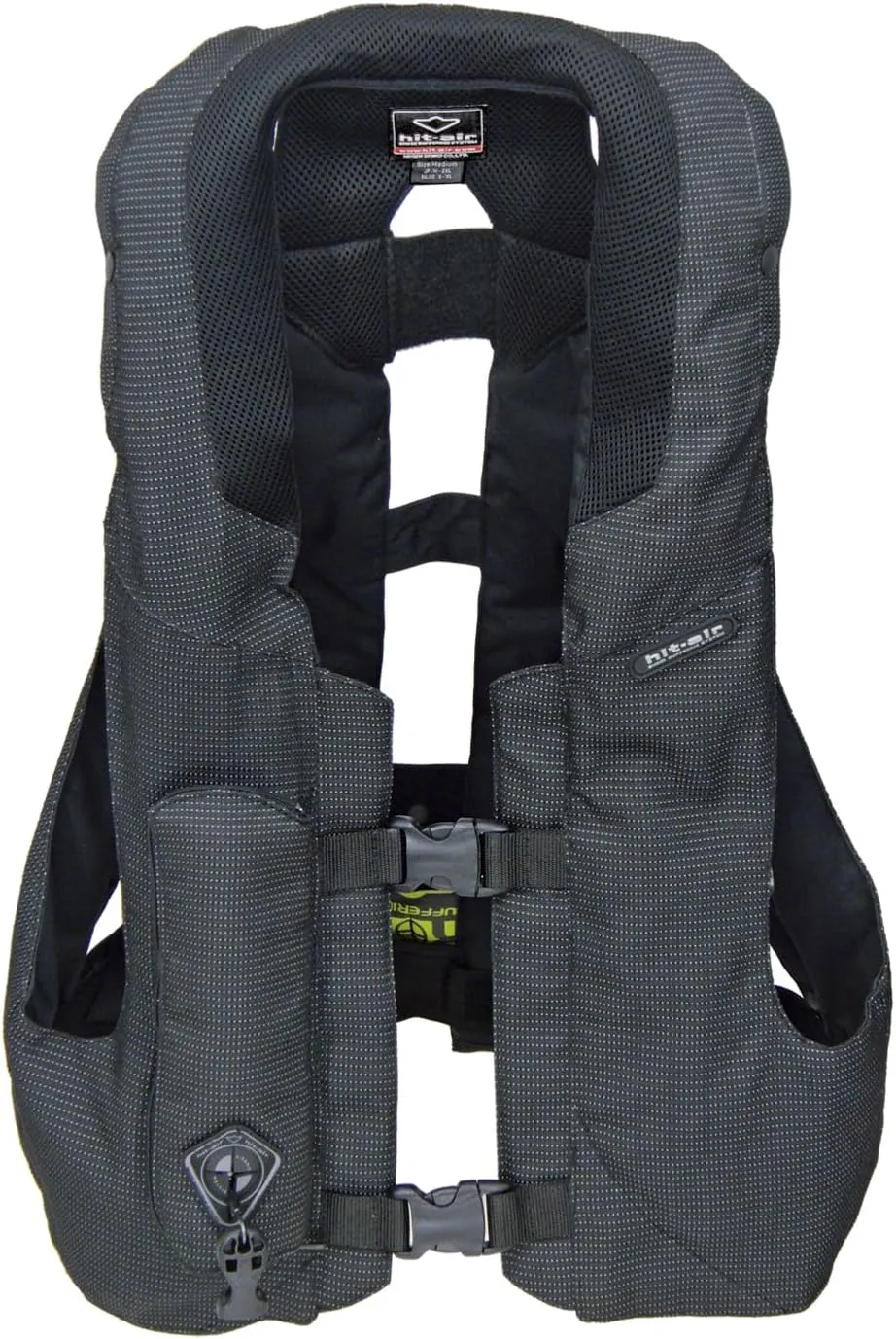 Hit-Air MLV Airbag Vest – Motorcycle Safety Vest with Automatic CO2 Deployment – Lightweight, Reusable, Adjustable Fit – Unisex Protective Riding Harness