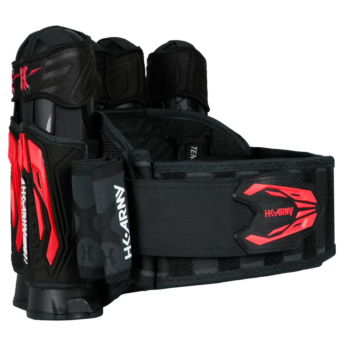 HK Army Zero G 2.0 Pro Strapless Paintball Pod Harness - Red 4 3 4