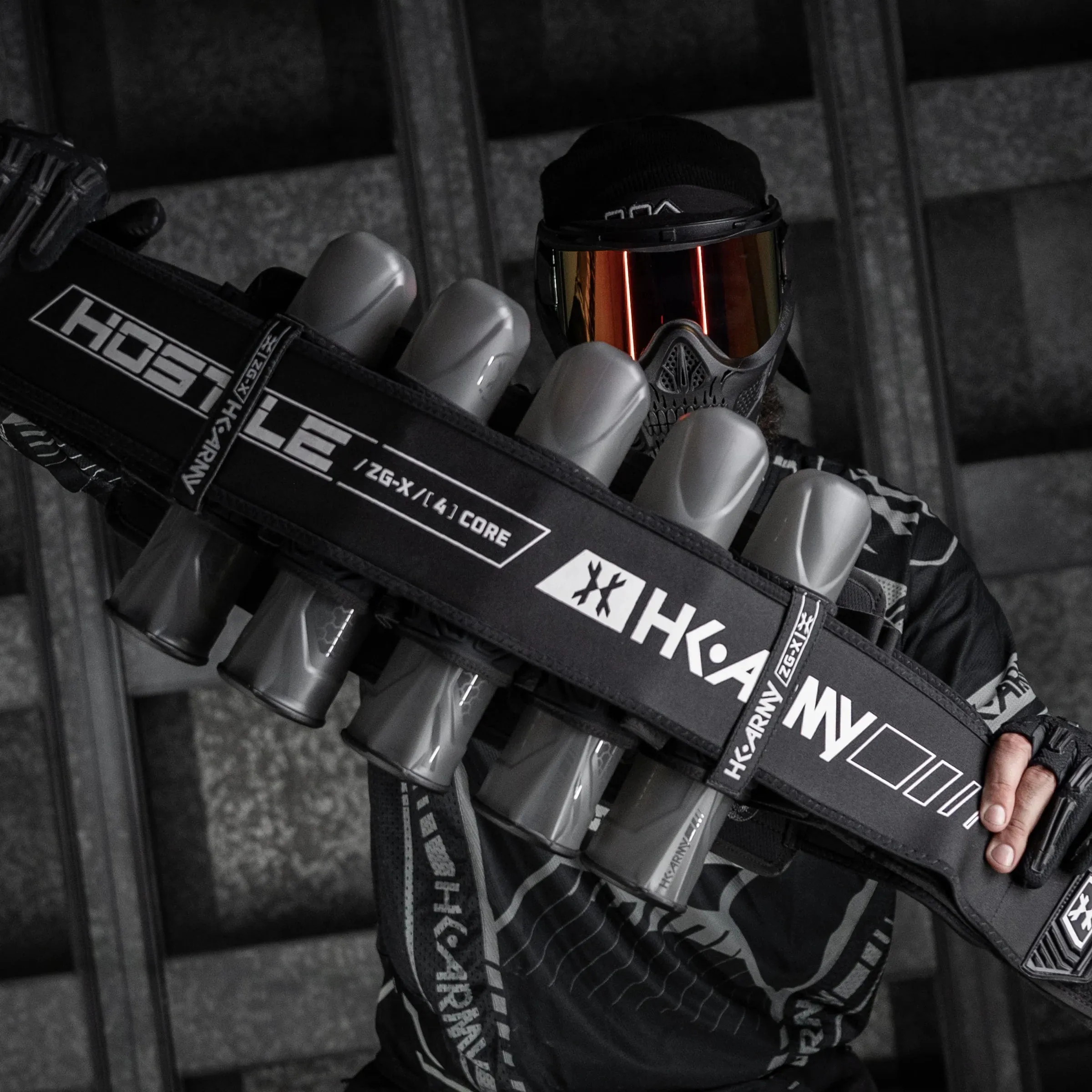 HK Army Zero-GX Strapless Paintball Pod Harness - Stealth 5 4 4