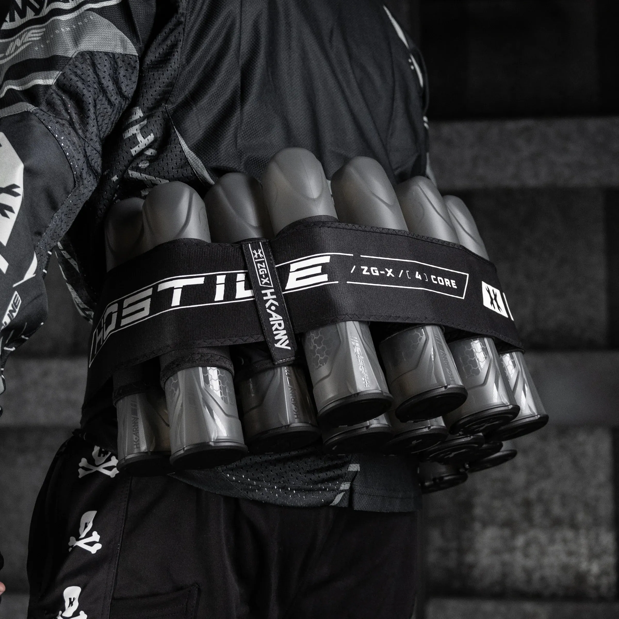 HK Army Zero-GX Strapless Paintball Pod Harness - Stealth 5 4 4