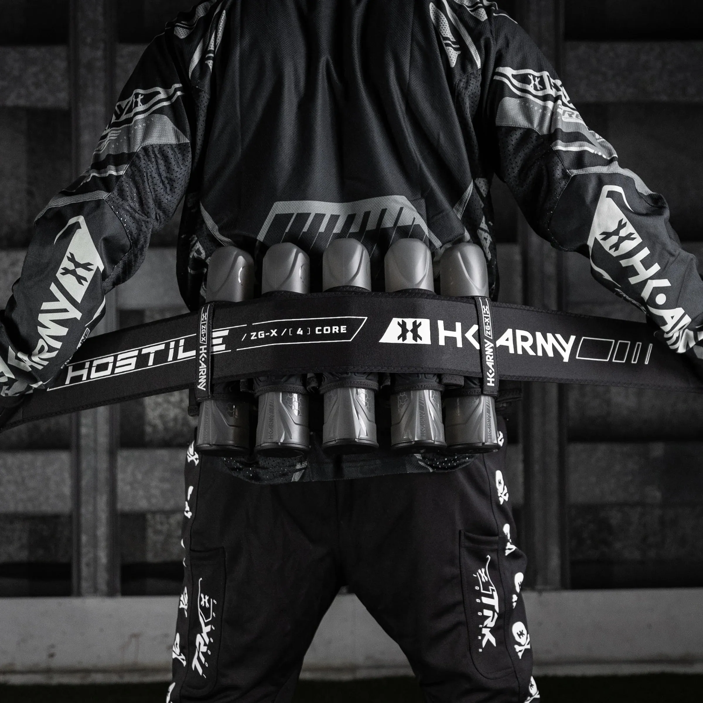 HK Army Zero-GX Strapless Paintball Pod Harness - Stealth 5 4 4