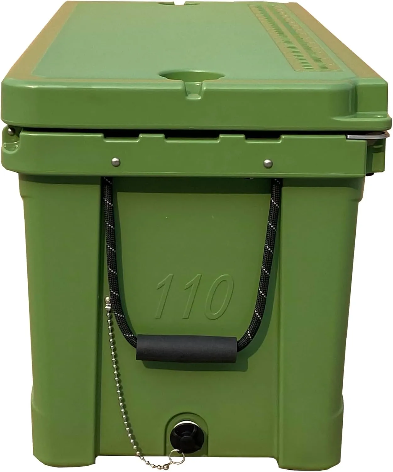 Hogg 65 qt Insulated Cooler with Wheels and Handles, Rolling Ice Chest with Wheels, Rotomolded Wheeled Coolers for Camping, Drinks, Outdoors, 65qt Blue