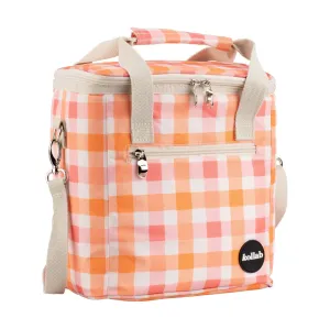 Holiday Mini Cooler | Watermelon Peach Check