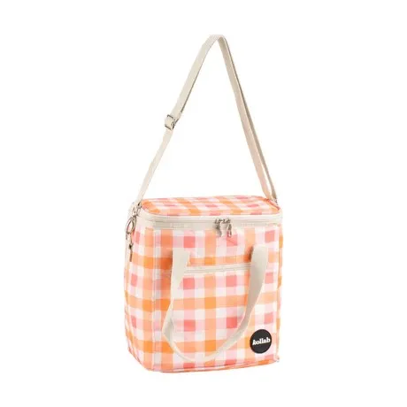 Holiday Mini Cooler | Watermelon Peach Check