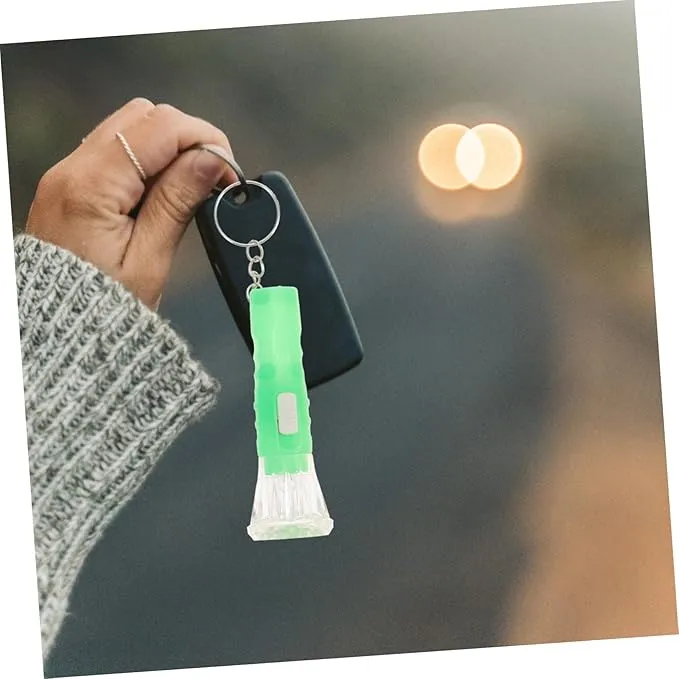 HOMSFOU 10pcs Portable Hand Lamp Pocket Keychain Flashlight Keychain Flashlight Bulk Mini Lantern Keychain Key Fob Small Pocket Keychain Flash Light Small Flashlight Multifunction