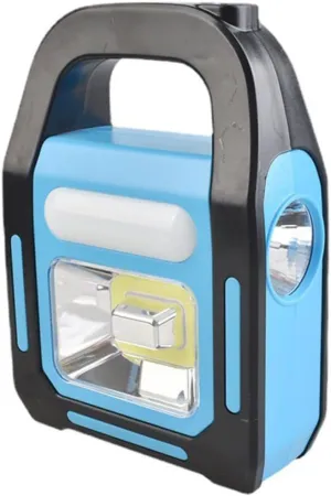 HOMSFOU Rechargeable Solar Portable Emergency Lantern for Outdoor Camping Hiking and Power Outages Charging and Solar Powered Handheld Design