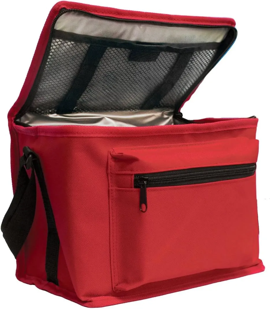 Hopkins Medical Products Specimen Transport Bag: Insulated Biohazard Cooler for Healthcare Pros and Lab Specialists, 9 Inch x 5.5 Inch x 7 Inch