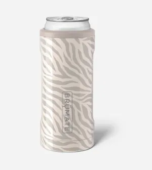 Hopsulator Slim Can Cooler 12oz ZEBRA