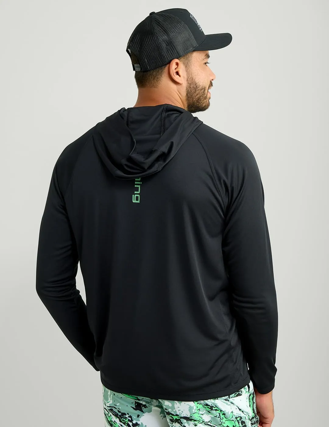 HUK Men's Pursuit Vented Long Sleeve Hoodie, Fishing Shirt with Hood