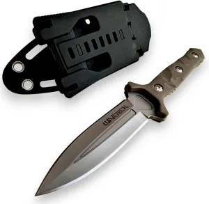 Hunting Knife Tactical Knife Survival Knife 8" Fixed Blade Knife G10 Handle Scales w/ Molle Compatible Kydex Pressure Retention Sheath Camping Accessories Survival Kit Survival Gear 79965