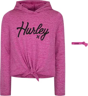 Hurley Girls' Long Sleeve Hooded Top