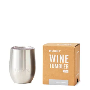 Huski wine tumbler brushed stainless 300ml