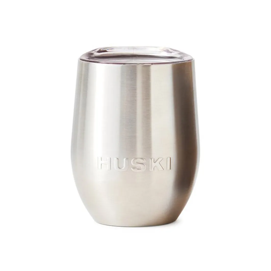 Huski wine tumbler brushed stainless 300ml