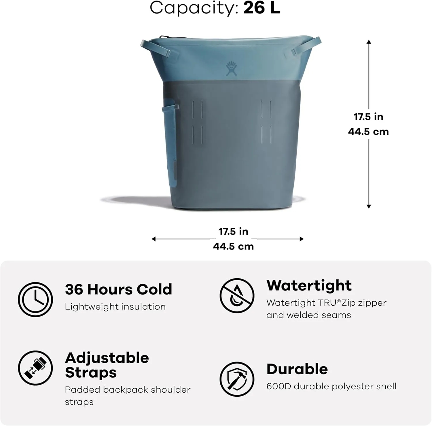 Hydro Flask 20 L Day Escape Soft Cooler Pack Black