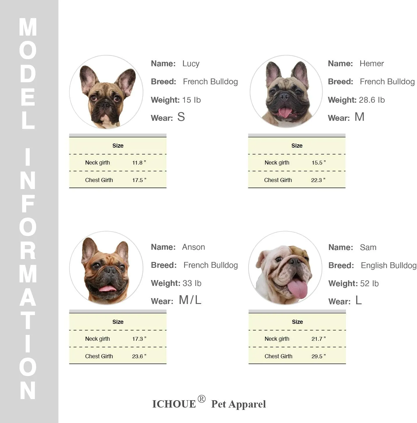 iChoue Dog Harness Easy On and Off Front Back 2 Leash Attachments Adjustable Lightweight Harness for Small and Medium Dogs - M Coffee Bean