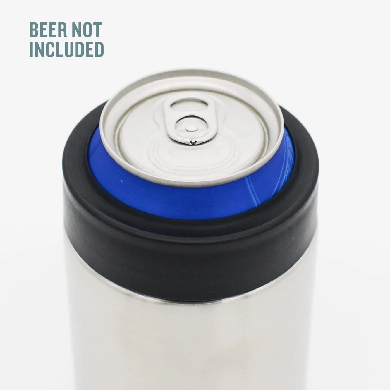 I'd Rather Be Camping - Insulated Stainless Steel Can Cooler for Cans   Bottles - RV and Camper Gift, Cool Camping Gift for Men and Women, Funny Campfire Coolie