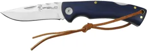 iFIELD Folding Knife Camper EL29039, Blue Stamina Handle, with Cord, 3.3 inch Stainless Steel Blade, Camping Tool for Fishing, Hunting, Sport Activity.