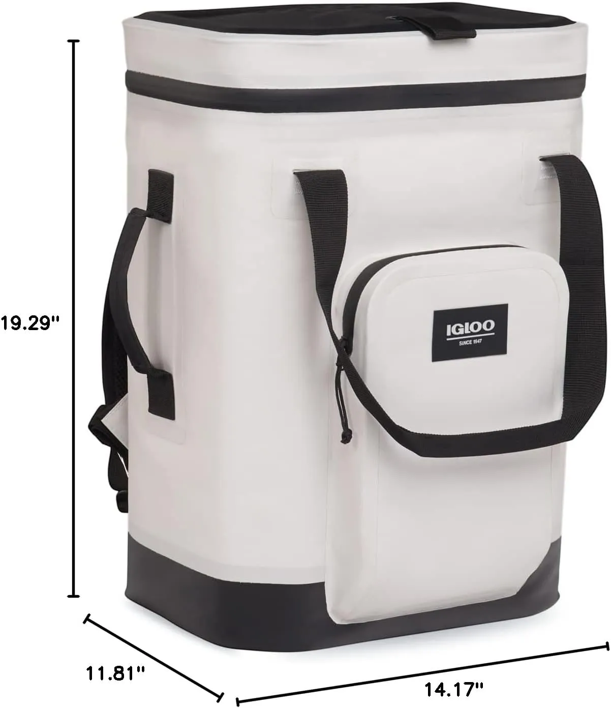 Igloo Trailmate Soft Cooler, Insulated Leakproof Softsided Cooler Bag, Portable Ice Chest, Lunch Cooler Tote Bag