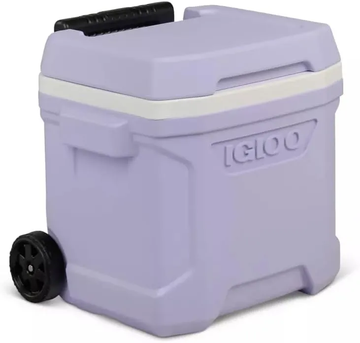 Igloos Cooler Hard-Sided Ice Chest, Insulated Portable Cooler, Heavy-Duty, Leak-Resistant Lid, Lightweight Ergonomic Handle
