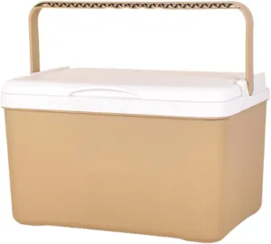 Insulated Cooler Box Ice Chest Durability Leakproof Cooling Chest Hard Coolers for Picnic Camping Party BBQ Commercial, 10L