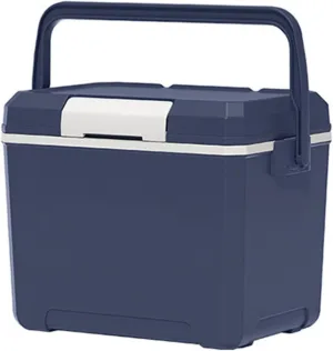 Insulated Portable Camping Coolers, Ice Retention Hard Cooler with Handle, Small Ice Chest Hard Food Storage for Beach, Camping, Sports