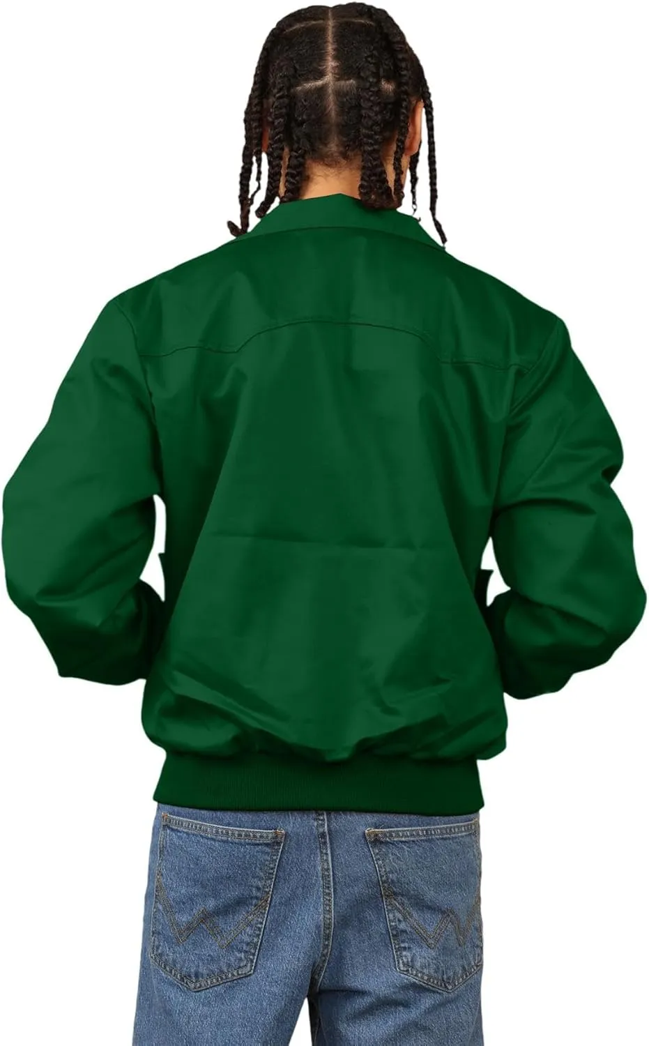 Janisramone® Classic Zip UP Men's Harrington Jacket, 1970 s Retro Vintage Bomber Jacket, Men Lightweight Jacket for Fall