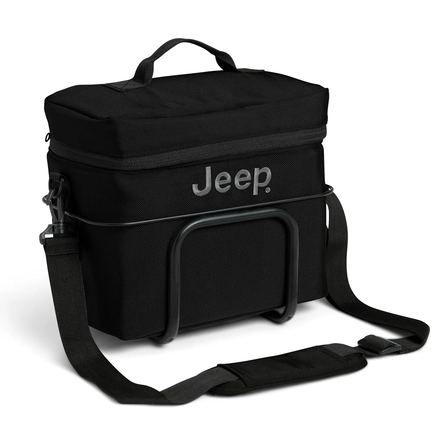 Jeep Wrangler Cooler Bag and Frame by Delta Children (Works with Jeep Wrangler Stroller Wagon #60001) - Holds 16 Cans or 15 Pounds, Black