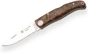 Joker Koala NN149 Sports Folding Knife. Knife with 2.75-inch Mova 1.4116 Steel Blade. Walnut Wood Handle measuring 3.74 inches