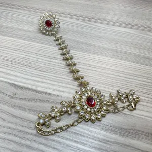 Julia Hand Harness -  Maroon