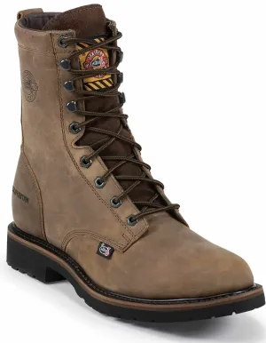 Justin SE960 Men's 8" Drywall Waterproof Work Boot