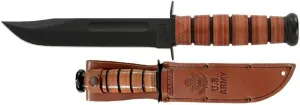 KA-BAR Knives, Inc Ka-Bar Staight Edge Full-Size US Navy Fixed Blade Knife Black