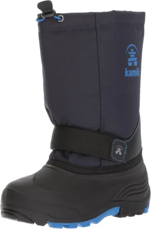 Kamik Kids Rocket Insulated Winter Boots,Navy,10T