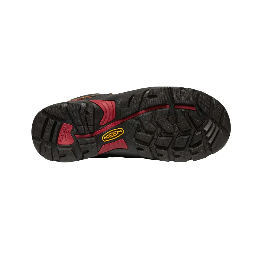 Keen Men's Pittsburgh 6" Waterproof Boot (Steel Toe) 13D Bison