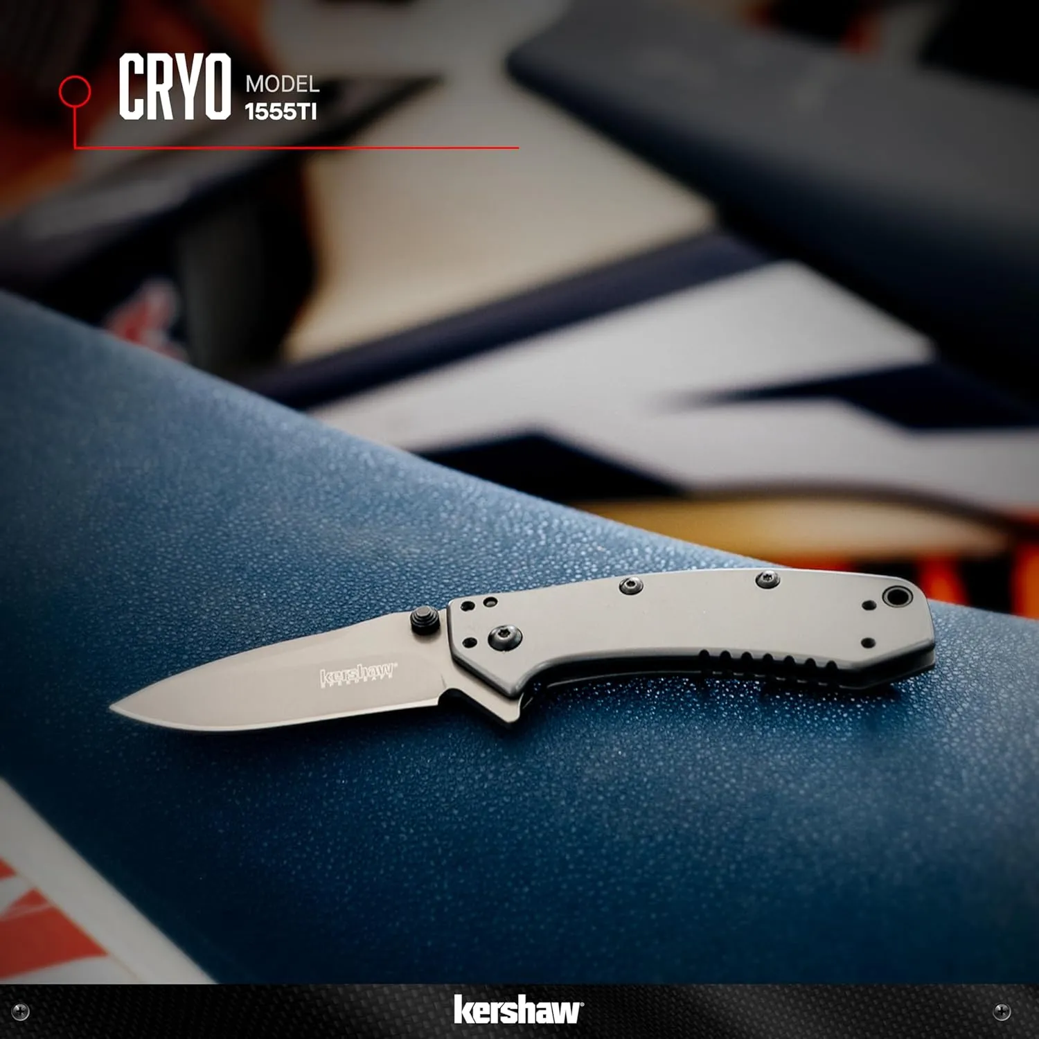 Kershaw Cryo Pocket Knife, EDC Knife with Speedsafe Assisted Opening, 2.75 Inch Stainless Steel Blade, Multiple Styles