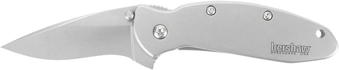 Kershaw Scallion Pocket Knife, 2.4 inch Folding Blade, SpeedSafe Assisted Opening, Perfect EDC, Made in the USA, Multiple Styles
